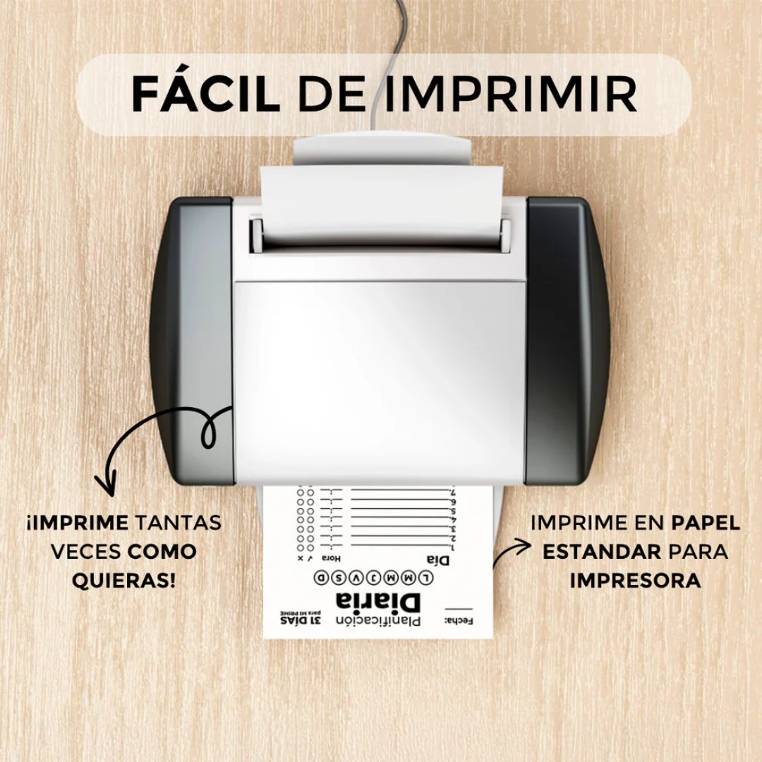 Plantilla de 31 días para TU PRIME