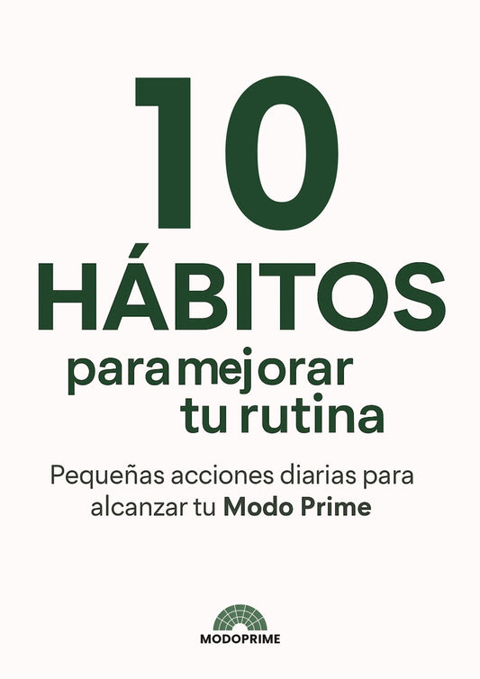Ebook: 10 Hábitos para mejorar tu rutina